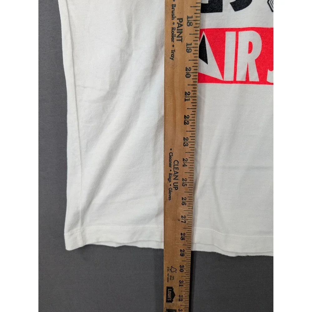 Nike Air Jordan Mens White Graphic T Shirt 30.1 PPG 6.2 RPG Size M 6648